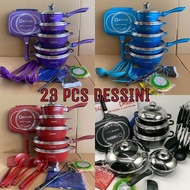 [READY STOCK] 🔥DESSINI 23 PCS DIE CAST SET PERIUK ITALY