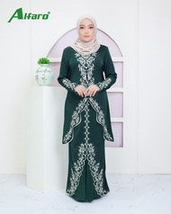 Lace Baju Kurung Sulam Embroidery Premium overlap KEBAYA MUSLIMAH Plain Baju Raya Moden 2023