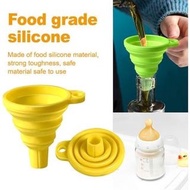 PORTABLE FOLDING SILICONE FUNNEL PBA / SILICONE WATER FUNNEL / MULTIPURPOSE OIL FUNNEL SILICONE FUNN