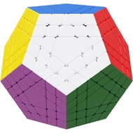 Willking Gigaminx stickerless 12 Sided Cube Megaminx 5x5 Layer Speed Cube Gigaminx 5x5 Puzzle Cube