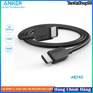 Anker Ultra HD 60Hz 120Hz HDMI 2.1 HDR HDMI Cable Used for TV Projector TV Box PS5 HUB USB