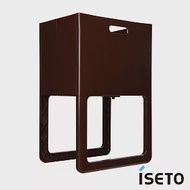 【ISETO】折疊高腳置物籃 (咖啡糖) | 鈴木太太公司貨
