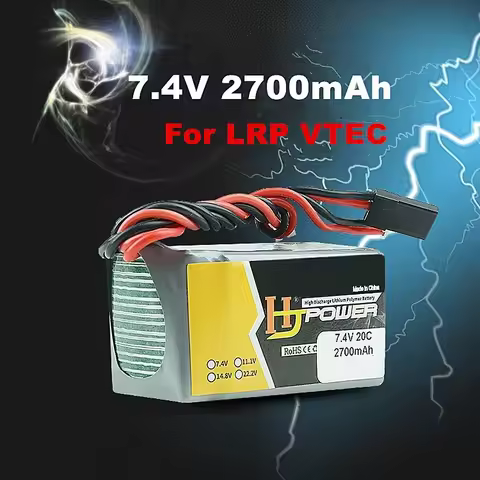 2S Lipo Battery 7.4V 2700mah 20C For LRP VTEC Oil truck RC Receiver Spare Parts mp93 mp10 Receiver B
