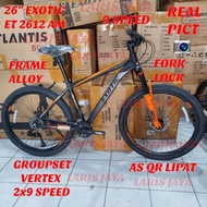 Sepeda gunung exotic 2612 am 9frame alloy sepeda mtb 26 inch EXOTIC 26