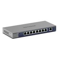NETGEAR 8-Port 1G/10G Multi-Gigabit Ethernet Unmanaged Switch (GS108MX) - with 1 x 10G/Multi-gig SFP