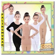 Uniqlo Heattech Long John T-Shirt for Boys and Girls Scoop Neck Longjohn Black Longjohn for Children