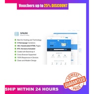 [LIMTED EDITION] Spark - Responsive Hosting Domain And Technology Template