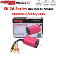 SURPASS HOBBY KK 2430 2435 2440 2445 Waterproof Brushless Motor 2/2.3mm Shaft For 1/16 1/18 RC Car T