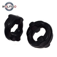 WOLFIGO Rear Exhaust Rubber Exhaust Hanger Bracket Holder Mount for BMW 3er E21 E30 5er E12 E28 E34 