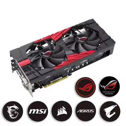 Computer Fans Sticker & GPU Decorative Paster Power Supply 80plus ROG MSI AORUS 12CM Fans Label