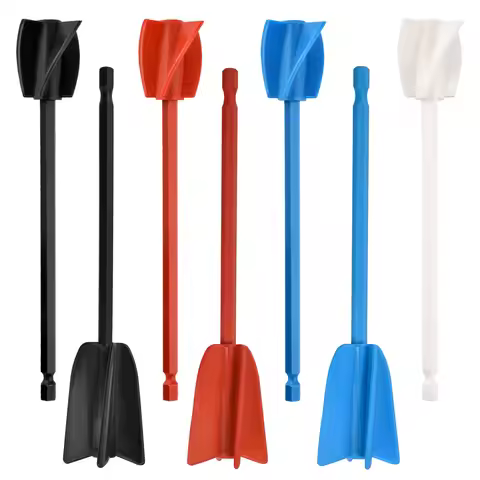 Epoxy Mixing Stick Paint Stirring Rod Putty Cement Paint Mixer Attachment With Drill Chuck For Epoxy
