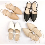 Milan Official Colson Pointed Doll Shoes Women Flats Ballet Flats