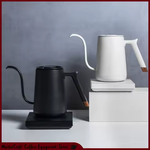 Timemore Fish Smart Temperature Control Pour-Over Kettle, Gooseneck Electric Kettle for Home Cafe