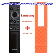 【 Remote control+silicone case 】 The new BN59-01358D is suitable for Samsung 4K intelligent LCD TV remote control 2021 NETFLIX UA43AU7000 UA50AU700 UA55AU7000 UA58AU7000 UA65AU70 00 UA 70AU7000 UA75AU7000 UA43AU7100