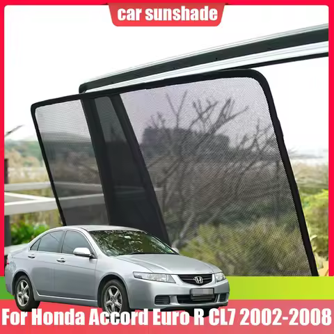 Magnetic Car Sunshade For Honda Accord Euro R CL7 2002-2008 Front Shield Window Windshield Rear Side