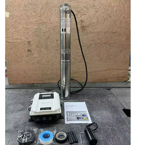 300W 400W 600W 750W Solar Deep Well Pump With MPPT Controller and Level Sensor Solar PV Bore Well Pu