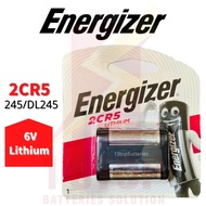 Energizer 2CR5 DL245 EL2CR5 6V Lithium Battery