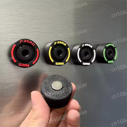5-pack F1 Replica Tire 3D Refrigerator Magnets, Home Decoration Ornaments, Refrigerator Magnets, Rac