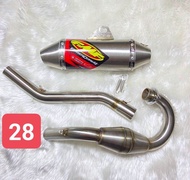 ท่อคอบอม เวฟ125/ดรีม125/เบส125/ไนท์125 ท่อวิบาก ครบชุด (ใส่บอมสูตร) ทักแชทเลือกลายค่ะ
