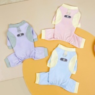 Mesh Dog Clothes Summer Thin Sun Protection Puppy 4-Legged Hooded Jumpsuit Pajamas Small Poodle XXR2