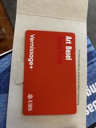 UBS Art Basel Ticket Hong Kong 門票