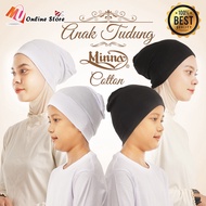 MU ANAK TUDUNG KANAK KANAK DAN DEWASA /ANAK TUDUNG HITAM DAN PUTIH /INNER SNOWCAP /INNER OPEN BACK /