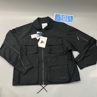 🆕 全新 And Wander Zip up C/PE TWILL FIELD JACKET 黑色 工裝外套 Worker Jacket in Black ( goopimade wtaps )