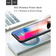 EL แบตสำรอง PowerBank  แท้ Hoco B32 Wireless Power Bank 8000mAh แบตเตอรี่สำรอง Power Bank  Powerbank พาวเวอร์แบงค์