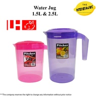 1.5L 2.5L Plastic Water Jug/ Jag Air/ Pitcher/ Kendi Air/ Fridge Jug/水壶 Water Container Jug