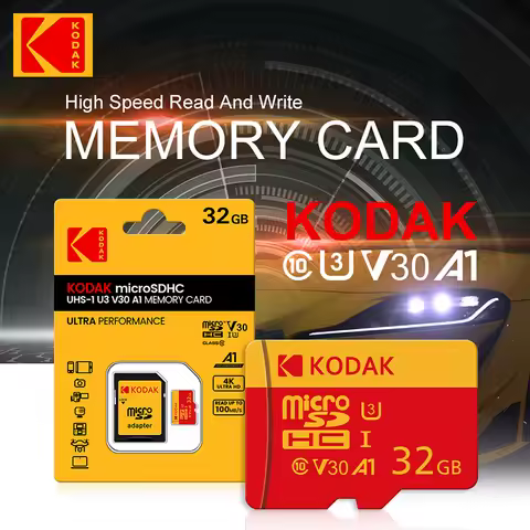10pcs KODAK Micro SD Memory Card 256GB 128GB UP TO 90MB/s Class10 32GB 64GB TF Card 4K HD For Phone 
