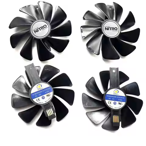Ventilador enfriador de tarjeta GPU CF1015H12D 95mm para Sapphire NITRO RX590 RX580 8G OC RX480 8G R
