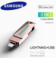 Samsung แฟลชไดร์ฟ USB OTG 256GB 512GB 1TB คีย์ Usb แฟลชไดร์ฟ Pendrive สำหรับ IPhone14/13/12/11 /X/ 8