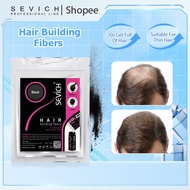 SEVICH Hair Building Fiber Powder Spray-Black (100g)