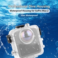 50m Waterproof Case for GoPro Max 2 Housing Diving Protective Anti-Drop Protective Shell Underwater 