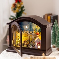 American Mr. Christmas Premium Rotating Wooden Vintage Music Box Eight-Tone Box Gift for Girls and F