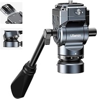 ULANZI F38 Video Fluid Head for Camera Tripod - Mini Pan Tilt Head With Quick Release Plate - Lightw