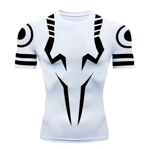 2024 Fashion New T-Shirt For Men Gym Graphic Anime Jujutsu Kaisen 3D Print Fitness Undershirt Tee Ov