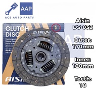 Aisin Japan Suzuki K6A R06A DA62 DA63 DA64 DA16 DA17V Clutch Disc Clutch Lining DS-032