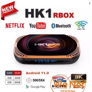 กล่องแอนดรอยรุ่นใหม่สเปคแรงมาก- HK1 RBOX X4 Wifi 2.4/5G Bluetooth 4.1 CPU Amlogic S905X4 Android 11 รองรับLAN1,000M Smart tv Boxandroid TV box