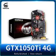 [op051] VEINEDA Video Card 1050 Ti 4GB GDDR5 128 bit Graphics Card PC Gaming GPU non RX 580 570
