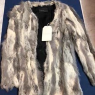 女裝狐狸兔毛外套