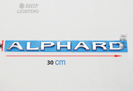 โลโก้ตัวอักษร แยก โตโยต้า อัลพาร์ต เวลไฟเยอร์ VELLFIRE / ALPHARD / EXECUTIVE LOUNGE / V6 WORDING EMB