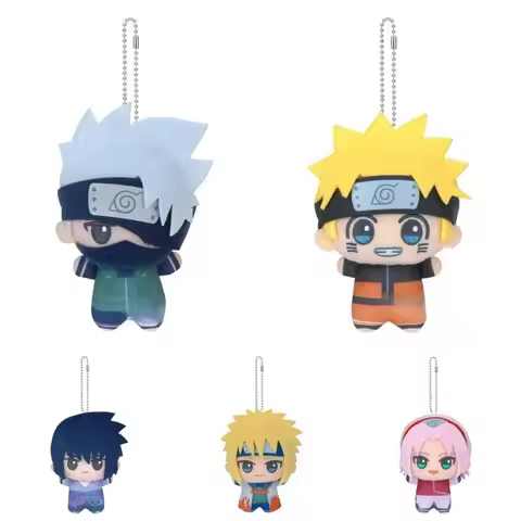 NEW Anime Cartoon Hatake Kakashi Gaara Uchiha Itachi Plushie Backpack pendant Kawaii 10CM Japanese N