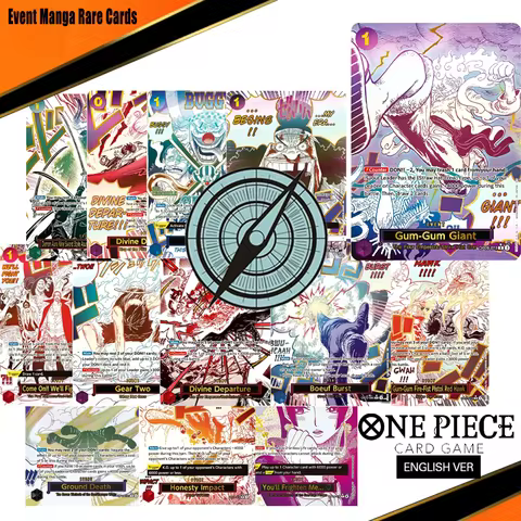 Diy One Piece Event Manga Rare Cards Series Gum Gum Giant Luffy Cross Guild Buggy Boa Hancock Shanks