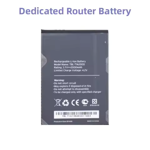 3.7V 2000mAh TBL-71A2000 Battery For TP-Link TL-TR861 2000L TL-TR761 M5250 M5350 M7000 M7200 M7300 4