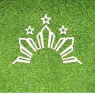 Sun Flag 3 stars Decal Sticker Waterproof Sticker