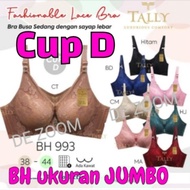 Bh JUMBO cup D penekan Lemak berkawat Tally 993 kait 4 ukuran 38-44