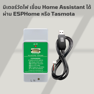ESP8266 Wi-FI Clamp (PZIOT-E02) แคลมป์วัดพลังงานไฟฟ้า 100A เชื่อมกับ Home Assistant ด้วย Tasmota หรือ ESPHome