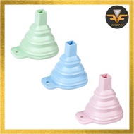 Portable Silicone Funnel Multipurpose Folding Silicone Funnel/ Portable Silicone Water & Oil Funnel/