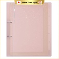 KOKUYO Loose Leaf Binder 2-Hole ME A4 Top Rose KME-TRBPP158MV【Amazon.co.jp限定】